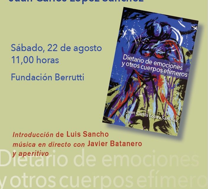El poemario de Juan Carlos López en la Fundación Berruti